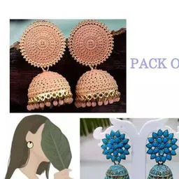 HHJEWELRY Multi Brass Earrings-picture-22