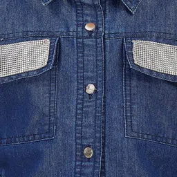 Lei-Chie Girls Denim Style Cotton Top image 5