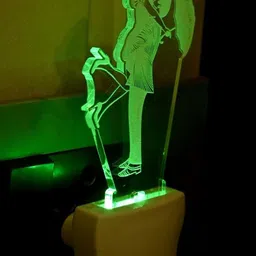 1ST TIME Red & White Acrylic Contemporary Abstract Shaped Shaped Wall Lamp image 3