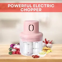 sacro Chopper (Electric Rechargeable Chopper) for Kitchen Vegetable Garlic Onion Q164 Electric Vegetable & Fruit Chopper-picture-16