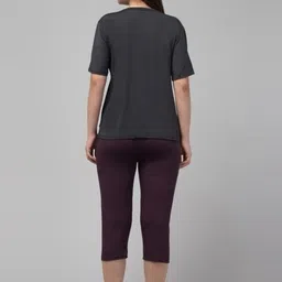 hirrux SWI Striped Women Swim-dress Grey Swimsuit image 2