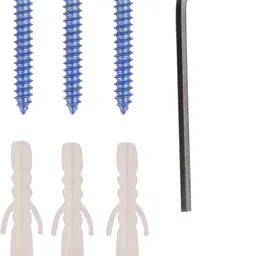 riya enterprise Stainless Steel J4 Silver Towel Rod 24" 2 ps Silver Towel Holder image 4