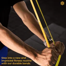 boldfit Heavy For Exercise & Stretching Resistance Tube For Men & Women Resistance Band image 3