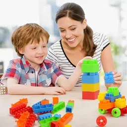 arizon 100% Best Quality GIFT (84 Pieces +16 Tyres) 100 Pcs Building Blocks image 5