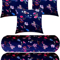 changers Microfibre Floral Bolster Pack of 5-picture-10