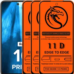TOPTEMPER Edge To Edge Tempered Glass for REDMI 10 PRIME-picture-22