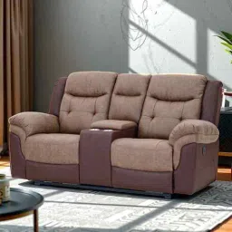 royaloak Atlanta Motorised 2 Seater Recliner With Usb Charging Port In Brown Color-picture-18