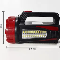 smuf Long Range 1000 Meter With 22 Big Smd Side Light 8 hrs Torch Emergency Light image 4