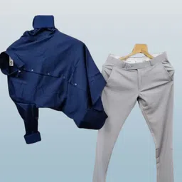 dearise Men Linen Blend Shirt Pant Set-picture-12