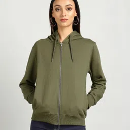 alan jones Women Full Sleeve Solid Hooded Sweatshirt-picture-28