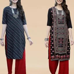 Ethnic basket Women Multi Kurtas-picture-33