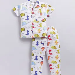 NAUTI KIDZ Boys Printed Pure Cotton Night suit-picture-24