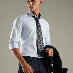 Tommy Hilfiger Spread Collar Regular Fit Poplin Shirt-picture-14