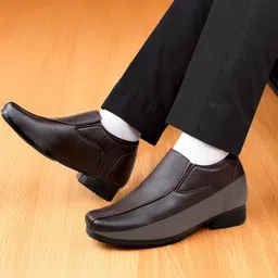 Bxxy Men Hidden Height Increasing Formal Mocassin Slip-on Shoes-picture-28