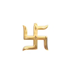 The Spiritual Living Yellow Swastik WallDecor-image-65