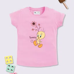 YK X Minute Mirth Infant Girls Tweety Printed Pure Cotton T-shirt-picture-34