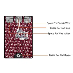 The Furnishing Tree Brown Printed Washing Machine Cover image 4