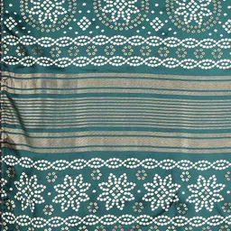 LeeliPeeri Designer Bandhani Zari Poly Crepe Bandhani Saree image 5