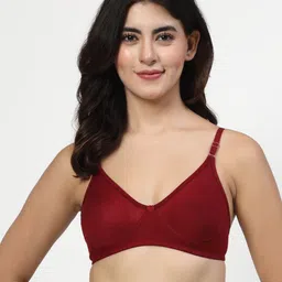 LILY ayir Women Pack Of 3 Solid Full Coverage Non Padded Non Wired T-shirt Bra image 5