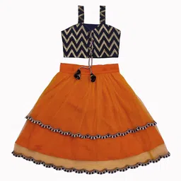 satyamfab Girls Thread Work Ready to Wear Lehenga & Blouse With Dupatta image 4