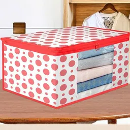 AMAK INC Red Fabric Multi-Utility Wardrobe Organisers image 4