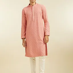 Diwas by Manyavar Men Sequinned Kurta image 1
