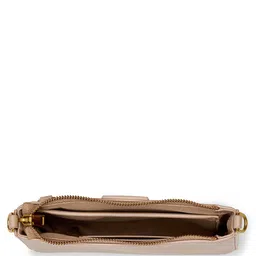 MIRAGGIO Sadie Taupe Sling Bag With Adjustable & Detachable Strap image 4