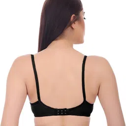 Samvar Black Cotton Non-Wired Non Padded Minimizer Bra image 2