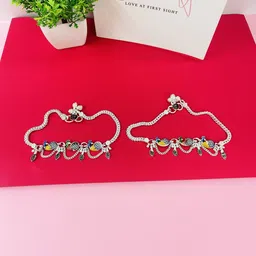 AamNa Enterprises Silver-Plated Anklet image 3
