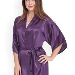Xs and Os Women Self Design Satin Baby Doll image 4
