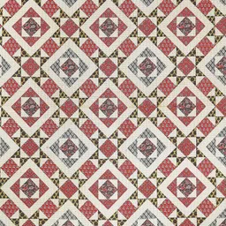 JAIPUR FABRIC Red & White Printed 180 TC Cotton King Bedsheet Set 2.28 m x 2.74 m image 3