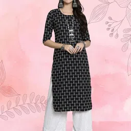 Ethnic basket Women Pack Of 2 Multicoloured Crepe Kurtas image 2