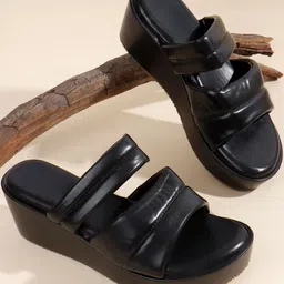 Kook N Keech Open Toe Wedge Heels-picture-13