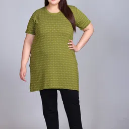 IN Love Women Plus Size Printed Pure Cotton Night suit-image-87