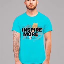 Raregems Typography Printed Round Neck Pure Cotton T-shirt-picture-14
