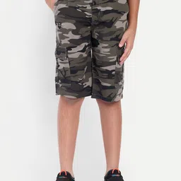 PUPPET-NX Boys Camouflage Printed Running Cargo Shorts-image-24