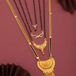 Bhanu diam Women Gold Mangalsutra-image-51