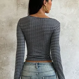 Outzidr Striped Crop Top image 2
