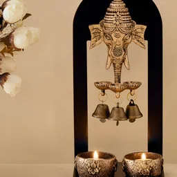 Home Centre Gold-Toned Religious Idol Showpiece image 1