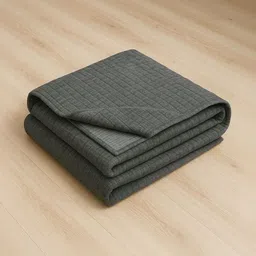 SWAYAM Grey Fleece 233 GSM Dohar image 3
