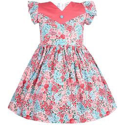 Wish Karo Girls Floral Print Fit & Flare Dress-picture-15