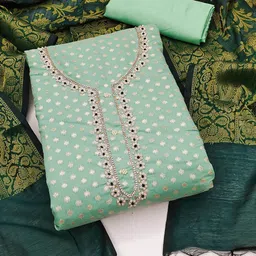 Ishin Embroidered Unstitched Dress Material-picture-10