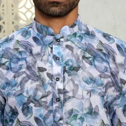 KRAFT INDIA Men Floral Printed Kurta image 2