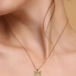 Utkarsh Gold-Plated Animal Shaped Pendants with Chains image 2