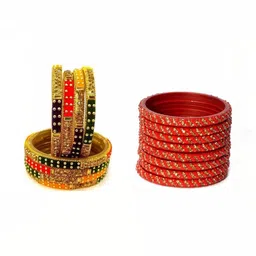 zsp Multi Glass Artificial Stones Bangle-picture-40