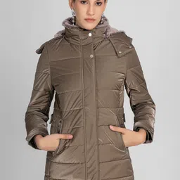Mast & Harbour Women Puffer Jacket-picture-11
