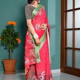 JYA Floral Saree image 4