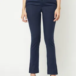 Crimsoune Club Women Slim Fit Chinos Trousers-image-50