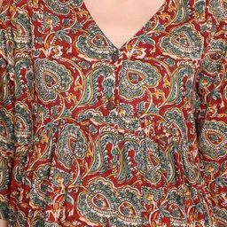 Secret Wish Paisley Cotton Maternity Kurta with Trouser and Dupatta image 5