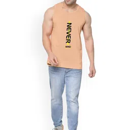 SLOWLORIS Pack Of 2 Sleeveless Printed Combed Cotton Innerwear Vests image 2